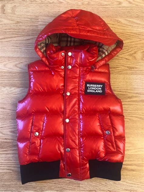 burberry vest ebay|burberry puffer vest.